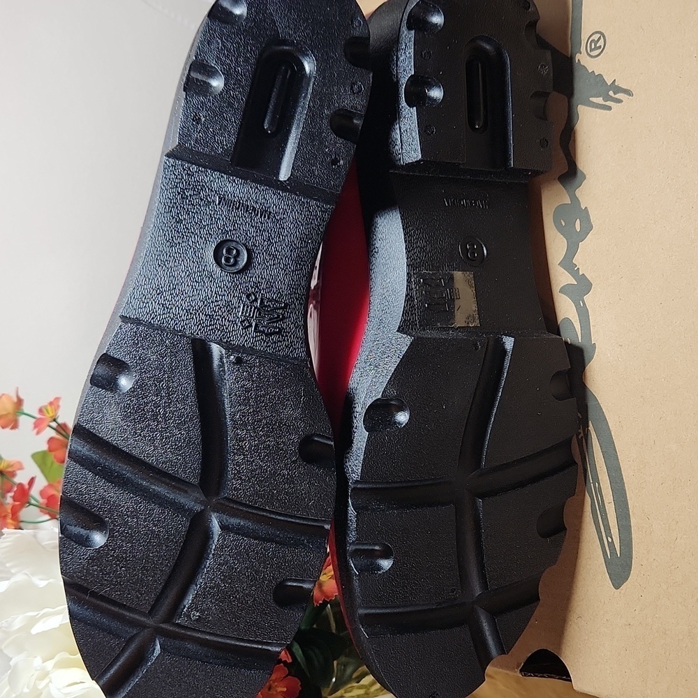 Seven7 Halifax Rain Bootie Red Size 8 - Picture 3 of 10